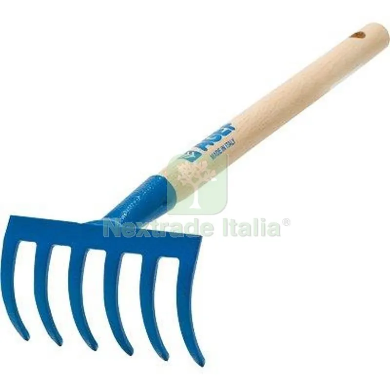 12PZ Rastrellino NEW Agef Acciaio Vern/Faggio Denti 6 CM 31 CM 7x11x31,5 — Attrezzi da giardino — rif. FERX.VIR6239813