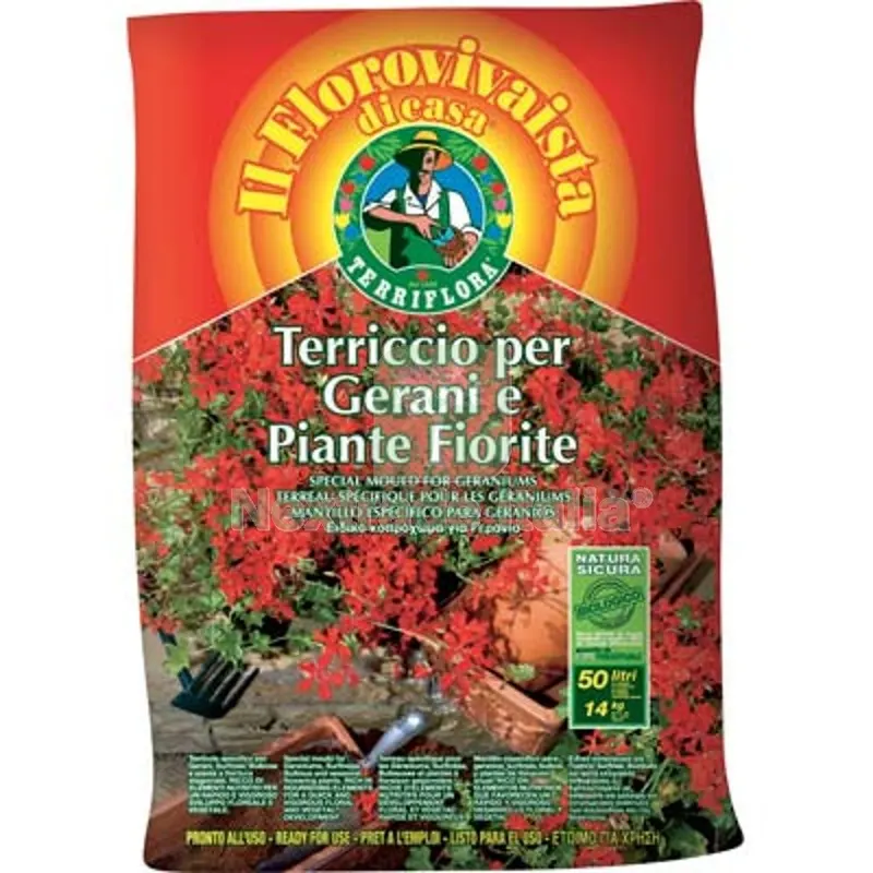 TERRICCIO GERANI E PIANTE FIORITE TERRIFLORA LT 20 (168) — Protezione piante e sementi — rif. FERX.VIR6293504 TERRICCIO GERANI E PIANTE FIORITE TERRIFLORA LT 20 (168) — Protezione piante e sementi — rif. FERX.VIR6293504