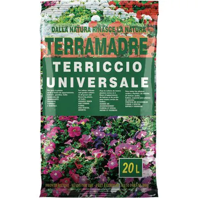 TERRICCIO UNIVERSALE TERRAMADRE TERRIFLORA LT 20 (168) — Protezione piante e sementi — rif. FERX.VIR6293520