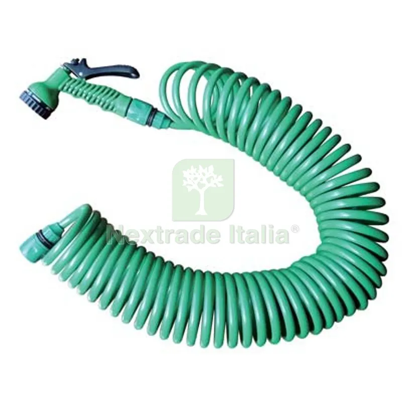 Tubo Irrigazione a Spirale in Kit Stars MT 15 +RACCORDI+IDROPISTOLA — Irrigazione — rif. FERX.VIR6310680