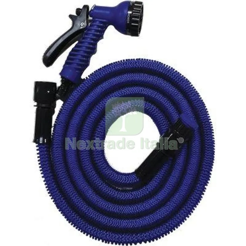 Tubo Irrigazione Estensibile Longlife in Kit Stars MT 2,5/7,5 +RACCORDI+IDROPISTOLA L MT 2,5>7,5 — Irrigazione — rif. FERX.VIR6310684