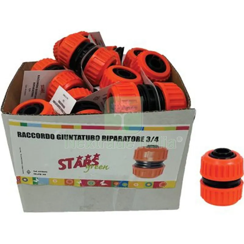 30PZ RACCORDO GIUNTATUBO RIPARATORE STARS 3/4 EXPO BOX DIAMETRO POLLICI 3/4" — Tubi e raccordi — rif. FERX.VIR6310692 30PZ RACCORDO GIUNTATUBO RIPARATORE STARS 3/4 EXPO BOX DIAMETRO POLLICI 3/4" — Tubi e raccordi — rif. FERX.VIR6310692