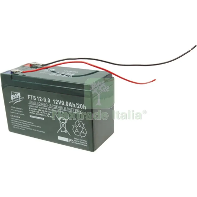 BATTERIA PB/ACIDO VOLT 12 AH 9 FAAM Ricambio Batteria — Irrigazione — rif. FERX.VIR6322680 BATTERIA PB/ACIDO VOLT 12 AH 9 FAAM Ricambio Batteria — Irrigazione — rif. FERX.VIR6322680