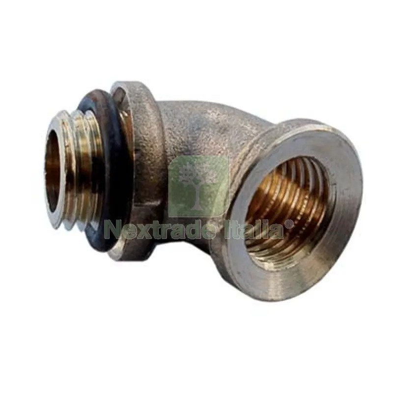 5PZ GOMITO PORTAGETTO 45° OTTONE 1/2-3/8F — Irrigazione — rif. FERX.VIR6331200