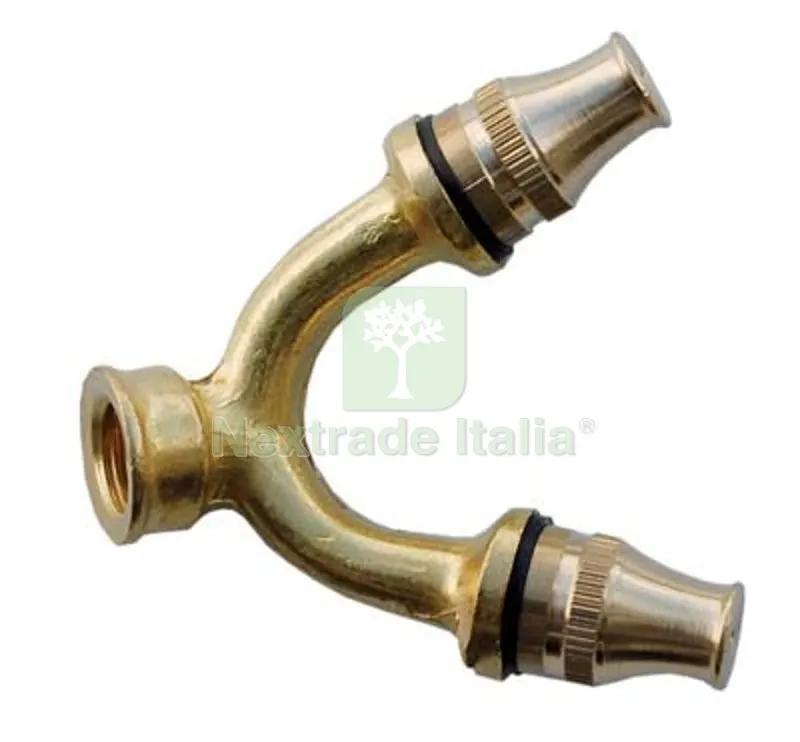 10PZ GETTO BIFORCO X LANCIA STARS OTTONE 1/2-3/8F — Irrigazione — rif. FERX.VIR6332002