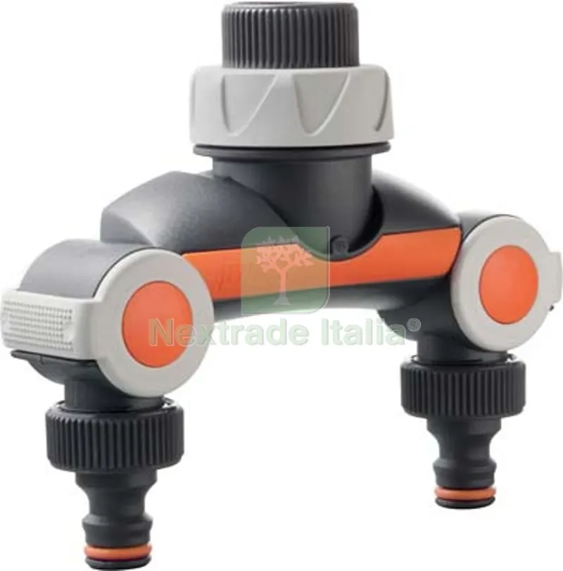 2PZ Presa a Rubinetto + 2 Innesti Rapidi NEW GF 3/4F Self 8004-3073 Diametro Pollici 3/4" — Rubinetti e valvole — rif. FERX.VIR6400018 2PZ Presa a Rubinetto + 2 Innesti Rapidi NEW GF 3/4F Self 8004-3073 Diametro Pollici 3/4" — Rubinetti e valvole — rif. FERX.VIR6400018
