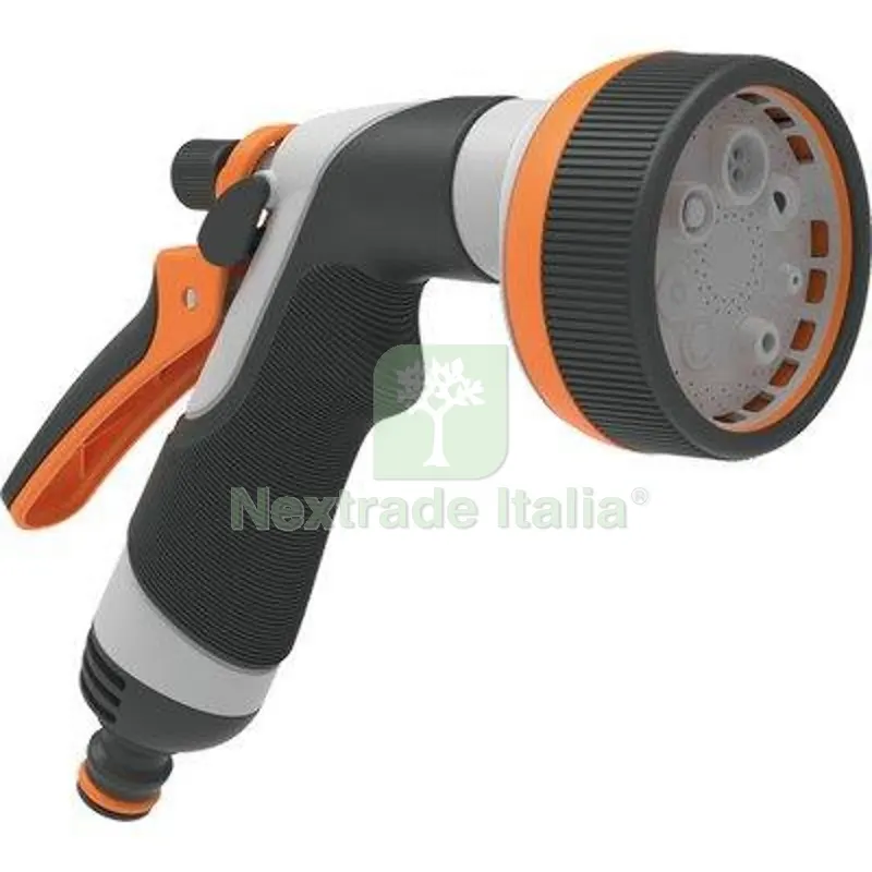 2PZ Idropistola Multifunzione Plastica Gomma 8 JET GF Innesto Rapido LT/MIN 12 BAR 4 8000-6923 — Attrezzi da giardino — rif. FERX.VIR6400113