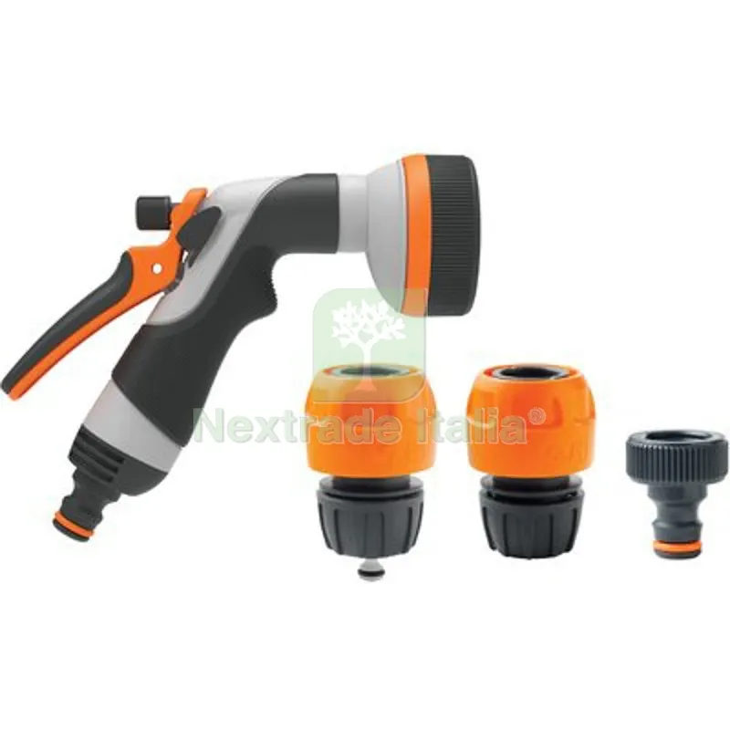 Idropistola Multifunzione in Kit 8 JET GF Presa a Rubinetto 3/4+STOP+PORTAGOMMA 8000-6926 — Tubi e raccordi — rif. FERX.VIR6400123 Idropistola Multifunzione in Kit 8 JET GF Presa a Rubinetto 3/4+STOP+PORTAGOMMA 8000-6926 — Tubi e raccordi — rif. FERX.VIR6400123