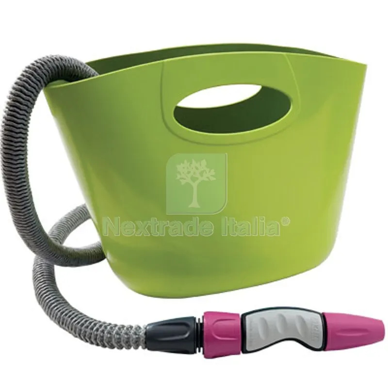 Tubo Irrigazione Estensibile Aquapop Kit Borsa GF Lime MT 5/15 +RACCORDI+LANCIA — Irrigazione — rif. FERX.VIR6400180