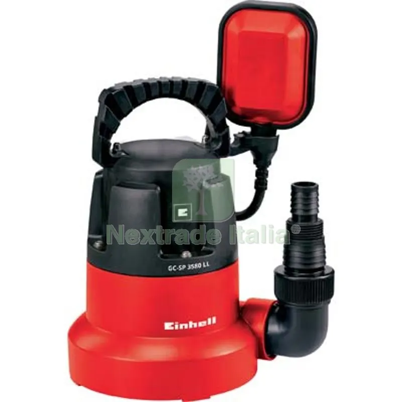 Elettropompa Acque Chiare GE-SP 3580 LL Einhell ABS Volt 230 Watt 350 HP 0,50 LIT/M 133 H.MT 7,5 LT/M 133 W 350 — Pompe — rif. FERX.VIR6522226