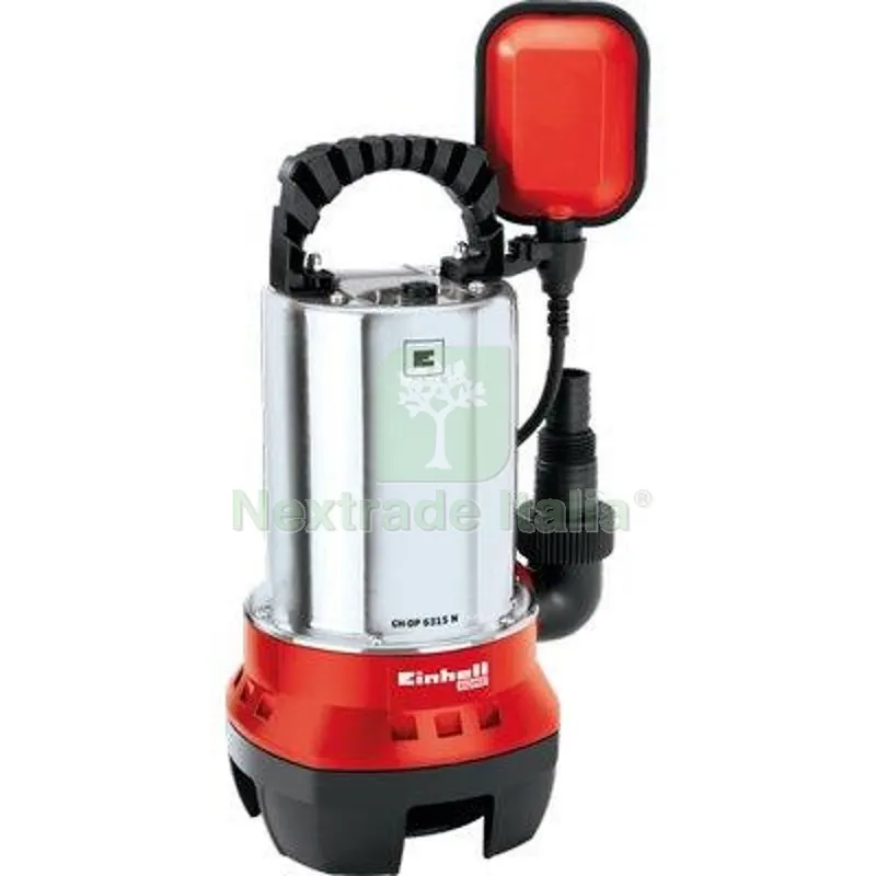 Elettropompa Acque Sporche GC-DP 6315 N Einhell Inox Volt 230 Watt 630 HP 0,85 LT/M 165 H.MT 15 W 630 — Pompe — rif. FERX.VIR6522265 Elettropompa Acque Sporche GC-DP 6315 N Einhell Inox Volt 230 Watt 630 HP 0,85 LT/M 165 H.MT 15 W 630 — Pompe — rif. FERX.VIR6522265