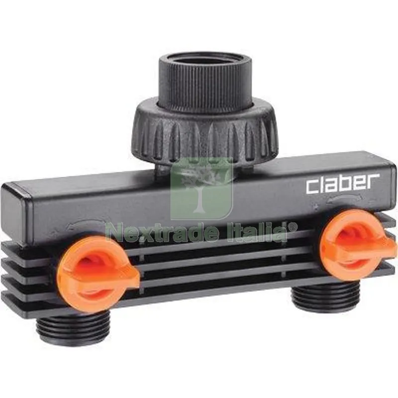 Presa a Rubinetto + 2 Innesti Filettati Claber 3/4F Self 8589 Diametro Pollici 3/4" — Rubinetti e valvole — rif. FERX.VIR6600014 Presa a Rubinetto + 2 Innesti Filettati Claber 3/4F Self 8589 Diametro Pollici 3/4" — Rubinetti e valvole — rif. FERX.VIR6600014