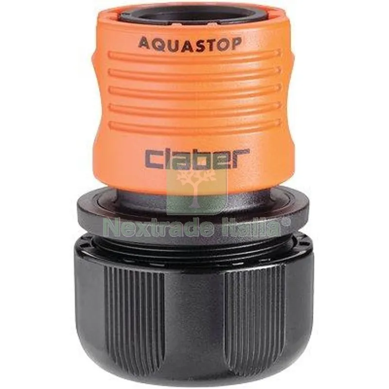 2PZ RACCORDO RAPIDO STRINGITUBO + STOP CLABER 3/4+AQUASTOP SELF 8605 DIAMETRO POLLICI 3/4" — Tubi e raccordi — rif. FERX.VIR6600051 2PZ RACCORDO RAPIDO STRINGITUBO + STOP CLABER 3/4+AQUASTOP SELF 8605 DIAMETRO POLLICI 3/4" — Tubi e raccordi — rif. FERX.VIR6600051