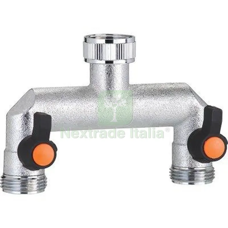 PRESA A RUBINETTO + 2 INNESTI FIL OTTONE CLABER 3/4F SELF 9601 DIAMETRO POLLICI 3/4" — Rubinetti e valvole — rif. FERX.VIR6600120