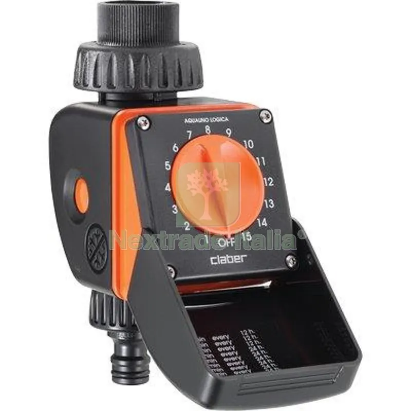 Centralina Irrigazione Aquauno Logica Claber Innesto Rapido 3/4F 1XTRANSISTOR Volt 9 Self 8422 Diametro Pollici 3/4" — Irrigazione — rif. FERX.VIR6600202 Centralina Irrigazione Aquauno Logica Claber Innesto Rapido 3/4F 1XTRANSISTOR Volt 9 Self 8422 Diametro Pollici 3/4" — Irrigazione — rif. FERX.VIR6600202