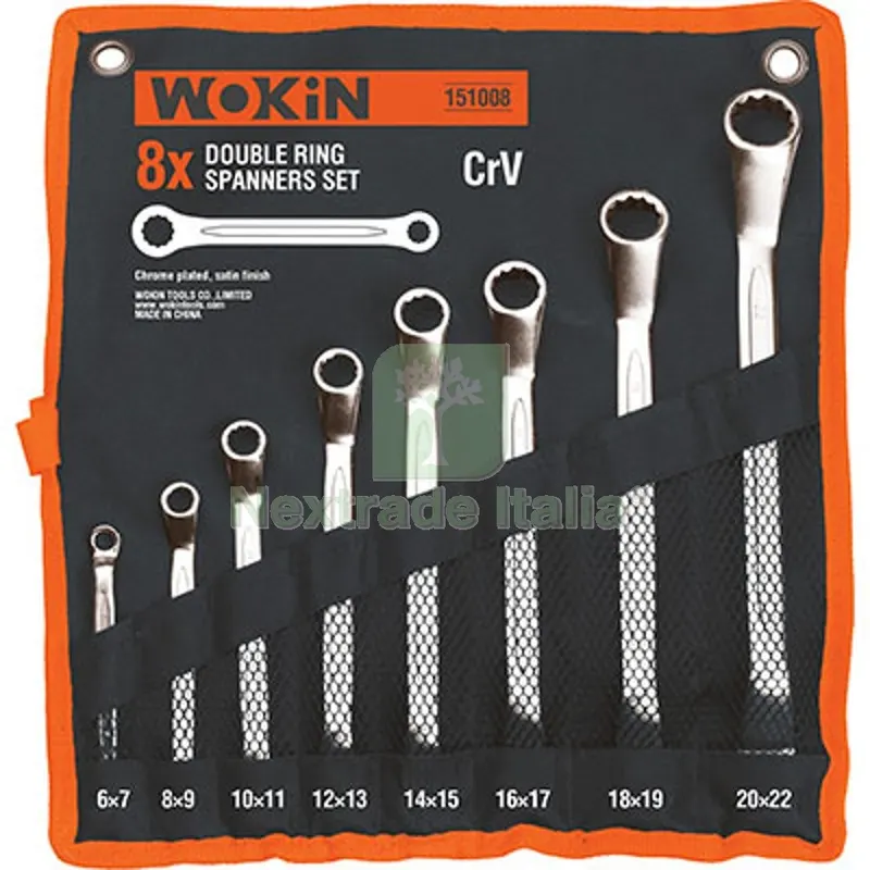 CHIAVI POLIGONALI SERIE 151008 WOKIN MM 6/22 CF=PZ 8 — Marchi utensili elettrici — rif. FERX.VIR7000102