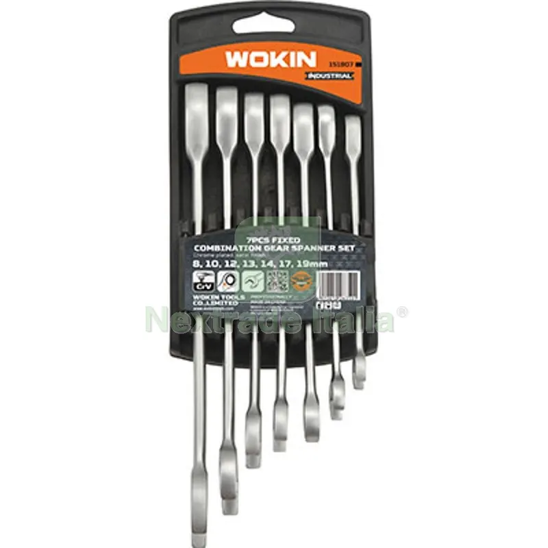 CHIAVI COMBINATE A CRICCO FISSO SERIE 151807 WOKIN MM 8/19 CF=PZ 7 — Chiavi grezze e duplicati — rif. FERX.VIR7000118 CHIAVI COMBINATE A CRICCO FISSO SERIE 151807 WOKIN MM 8/19 CF=PZ 7 — Chiavi grezze e duplicati — rif. FERX.VIR7000118