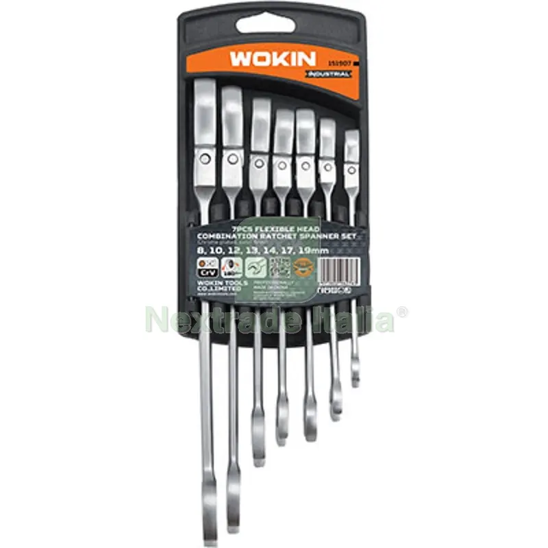 Chiavi Combinate a Cricco Flex Serie 151907 Wokin MM 8/19 CF=PZ 7 — Chiavi grezze e duplicati — rif. FERX.VIR7000119 Chiavi Combinate a Cricco Flex Serie 151907 Wokin MM 8/19 CF=PZ 7 — Chiavi grezze e duplicati — rif. FERX.VIR7000119