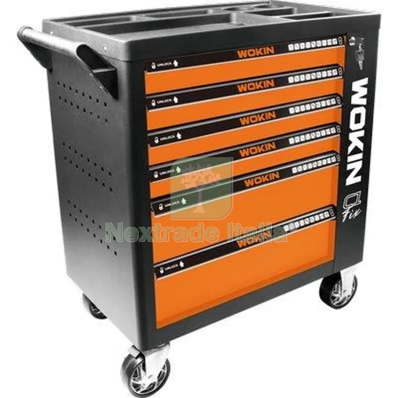 Carrello Portautensili Vuoto 901501 Wokin CM 84X46,5 H.CM 88,5 — Marchi utensili elettrici — rif. FERX.VIR7002353 Carrello Portautensili Vuoto 901501 Wokin CM 84X46,5 H.CM 88,5 — Marchi utensili elettrici — rif. FERX.VIR7002353