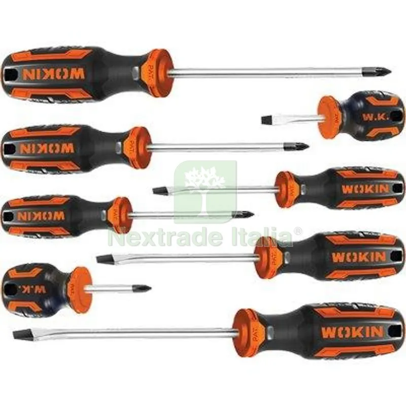 2CF Giraviti Serie 200808 Wokin TA 3/5,5/6.5 PH 0/1/2 PZ 1/2 CF=PZ 8 — Cacciaviti e giraviti — rif. FERX.VIR7002543 2CF Giraviti Serie 200808 Wokin TA 3/5,5/6.5 PH 0/1/2 PZ 1/2 CF=PZ 8 — Cacciaviti e giraviti — rif. FERX.VIR7002543