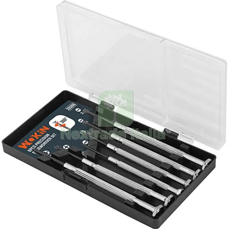 10PZ Giraviti Precisione Orologiaio 205806 Wokin 4 TA + 2 PH — Cacciaviti e giraviti — rif. FERX.VIR7002555 10PZ Giraviti Precisione Orologiaio 205806 Wokin 4 TA + 2 PH — Cacciaviti e giraviti — rif. FERX.VIR7002555