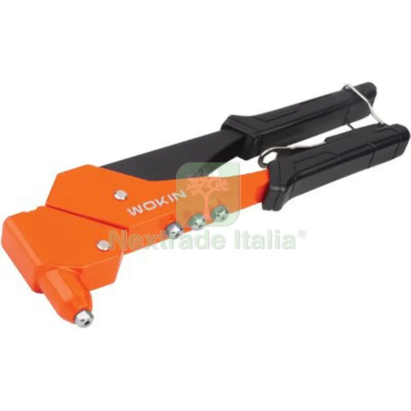 2PZ Rivettatrice Manuale Testa Girevole 215811 Wokin Acciaio MM 2,4/3,2/4,0/4,8 CM 28 — Rivetti — rif. FERX.VIR7002654