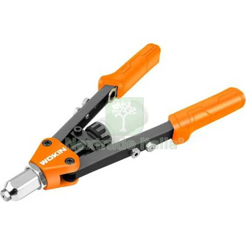 2PZ Rivettatrice Manuale 215613 Wokin Alluminio MM 2,4/3,2/4,0/4,8/6,8 CM 33 — Rivetti — rif. FERX.VIR7002655 2PZ Rivettatrice Manuale 215613 Wokin Alluminio MM 2,4/3,2/4,0/4,8/6,8 CM 33 — Rivetti — rif. FERX.VIR7002655