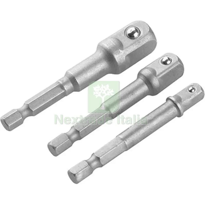 4CF Adattatori Portabussola 223003 Wokin 1/4 MM 65 - 3/8 MM 65 - 1/2 MM 70 CF=PZ 3 — Chiavi e bussole — rif. FERX.VIR7002664