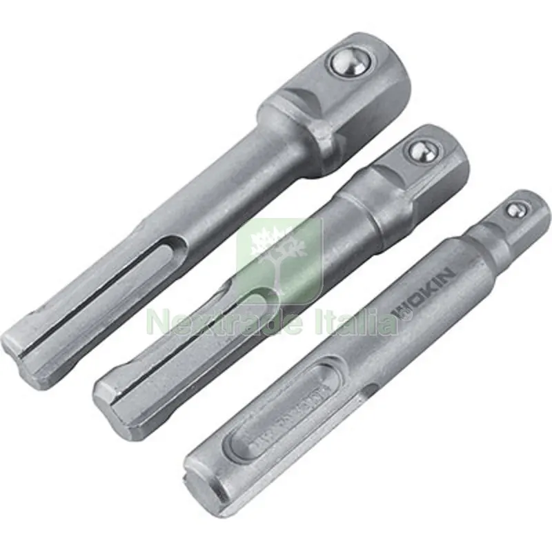 4CF Adattatori Portabussola SDS Plus 222903 Wokin 1/4+3/8+1/2 CF=PZ 3 — Chiavi e bussole — rif. FERX.VIR7002702 4CF Adattatori Portabussola SDS Plus 222903 Wokin 1/4+3/8+1/2 CF=PZ 3 — Chiavi e bussole — rif. FERX.VIR7002702