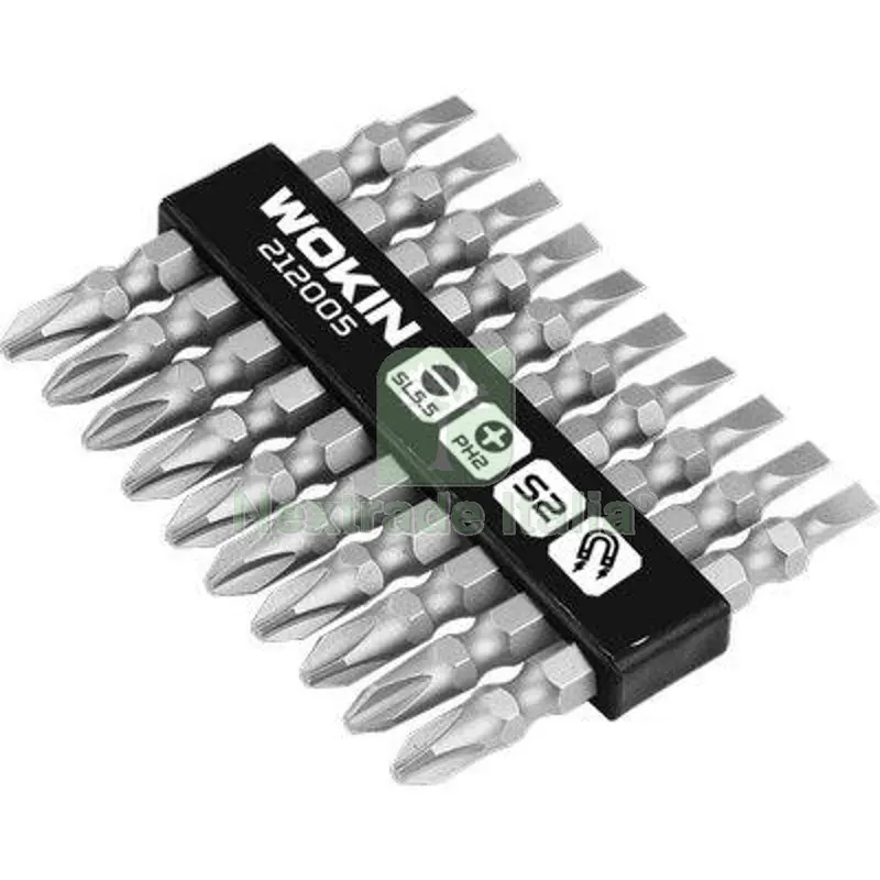 2CF INSERTI SERIE X AVVITATORE 212005 WOKIN PH2/SL5,5XMM 65 CF=PZ 10 TA/PHxMM 5,5/2x65 — Trapani e avvitatori — rif. FERX.VIR7002801