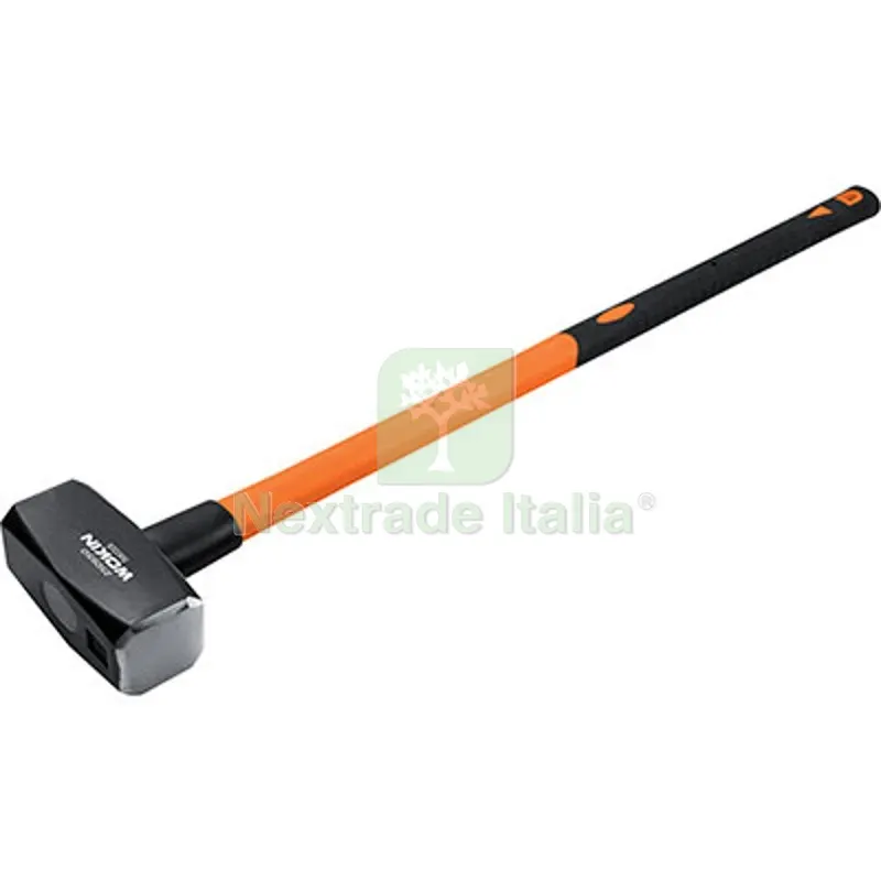 Mazza Tipo Roma M.FIBRA 2506 Wokin Acciaio Forgiato SM.MM 10X10 KG 5 250650 H CM 90 Ø Mm 35x50 — Martelli e mazze — rif. FERX.VIR7004529