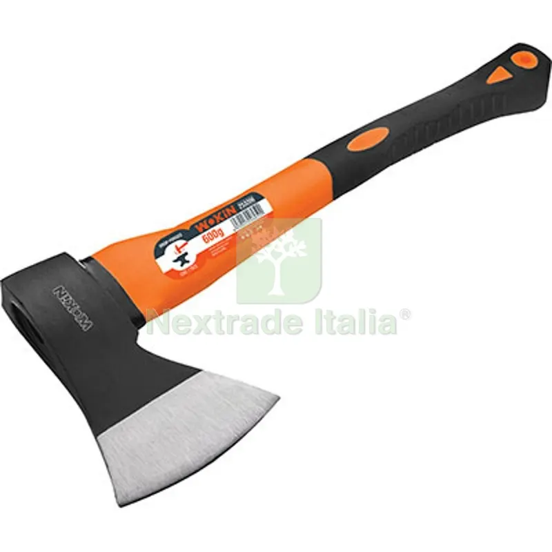 Picozzino Accetta M.FIBRA 253206 Wokin Acciaio Forgiato SM.MM 25X40 GR 600 H CM 35 — Utensili muratura — rif. FERX.VIR7004543