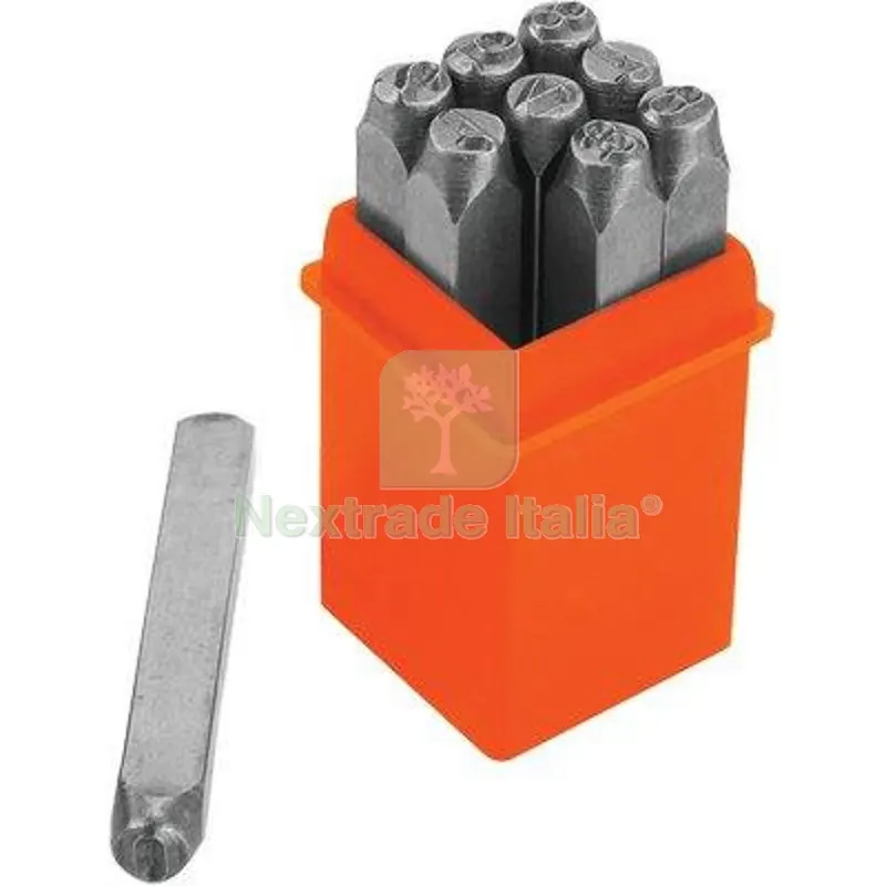 PUNZONI SERIE NUMERI 2572 WOKIN 257206 0/9 MM 6 — Punzoni bulini e scalpelli — rif. FERX.VIR7004801
