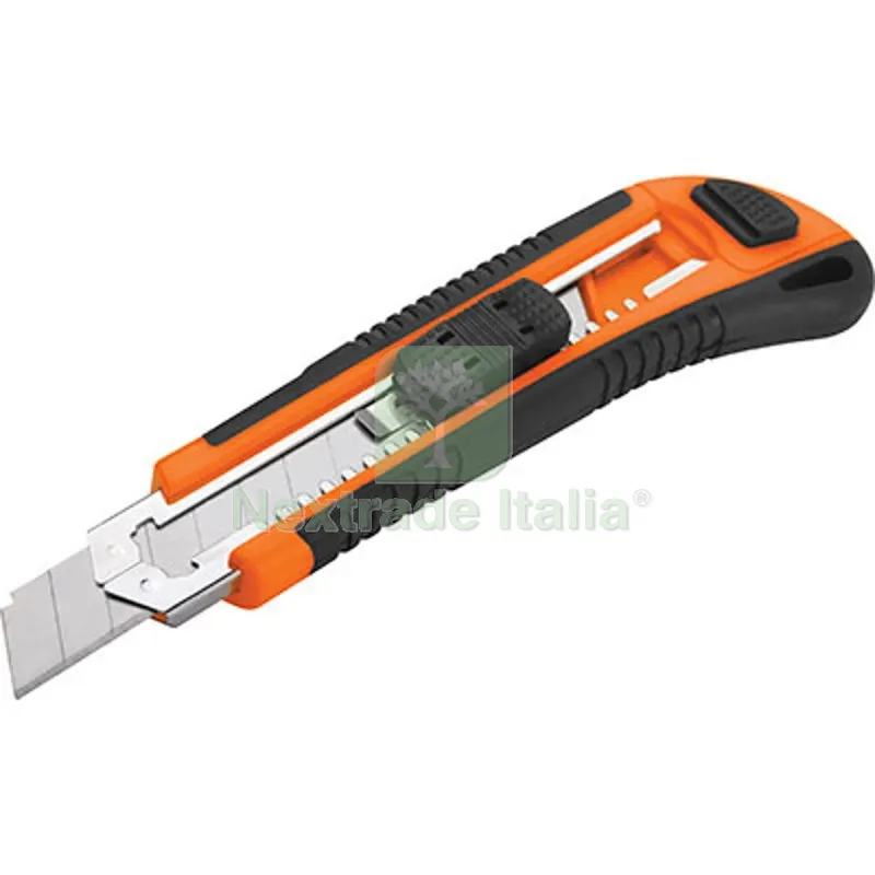 12PZ CUTTER SOFTGRIP 300418 WOKIN MM 18 + LAME 3 — Misurazione e taglio manuale — rif. FERX.VIR7005521 12PZ CUTTER SOFTGRIP 300418 WOKIN MM 18 + LAME 3 — Misurazione e taglio manuale — rif. FERX.VIR7005521