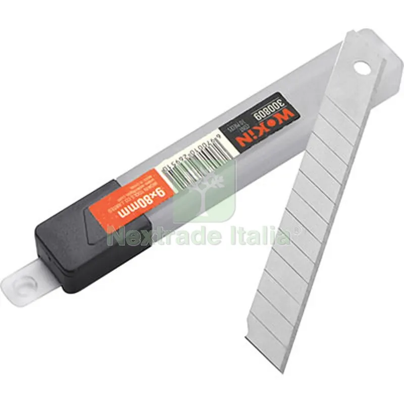 40CF Lama a Spezzare x Cutter 3008 Wokin MM 9 CF=PZ 10 300809 — Misurazione e taglio manuale — rif. FERX.VIR7005523
