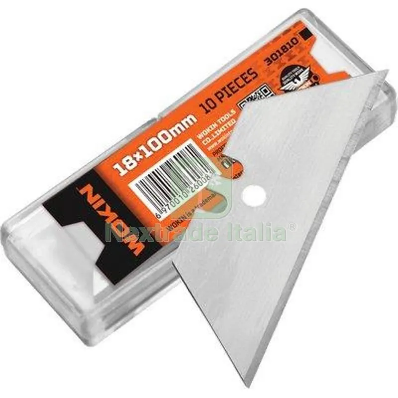 20CF Lama a Trapezio Forata 301810 Wokin Grande MM 61X19 CF=PZ 10 — Marchi utensili elettrici — rif. FERX.VIR7005535 20CF Lama a Trapezio Forata 301810 Wokin Grande MM 61X19 CF=PZ 10 — Marchi utensili elettrici — rif. FERX.VIR7005535