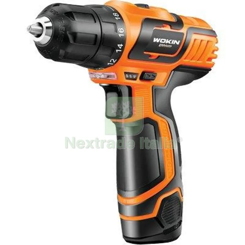 Trapano Avvit Batteria 780712 Wokin Volt 12 AH 1,5 MM 10 — Trapani e avvitatori — rif. FERX.VIR7006100 Trapano Avvit Batteria 780712 Wokin Volt 12 AH 1,5 MM 10 — Trapani e avvitatori — rif. FERX.VIR7006100
