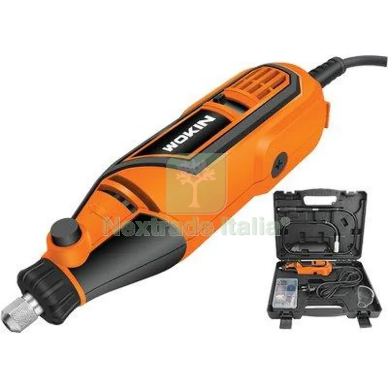 TRAPANO MINI MULTIFUNZIONE 786213 WOKIN VOLT 230 WATT 130 + ACCESSORI W 130 — Trapani e avvitatori — rif. FERX.VIR7006130 TRAPANO MINI MULTIFUNZIONE 786213 WOKIN VOLT 230 WATT 130 + ACCESSORI W 130 — Trapani e avvitatori — rif. FERX.VIR7006130