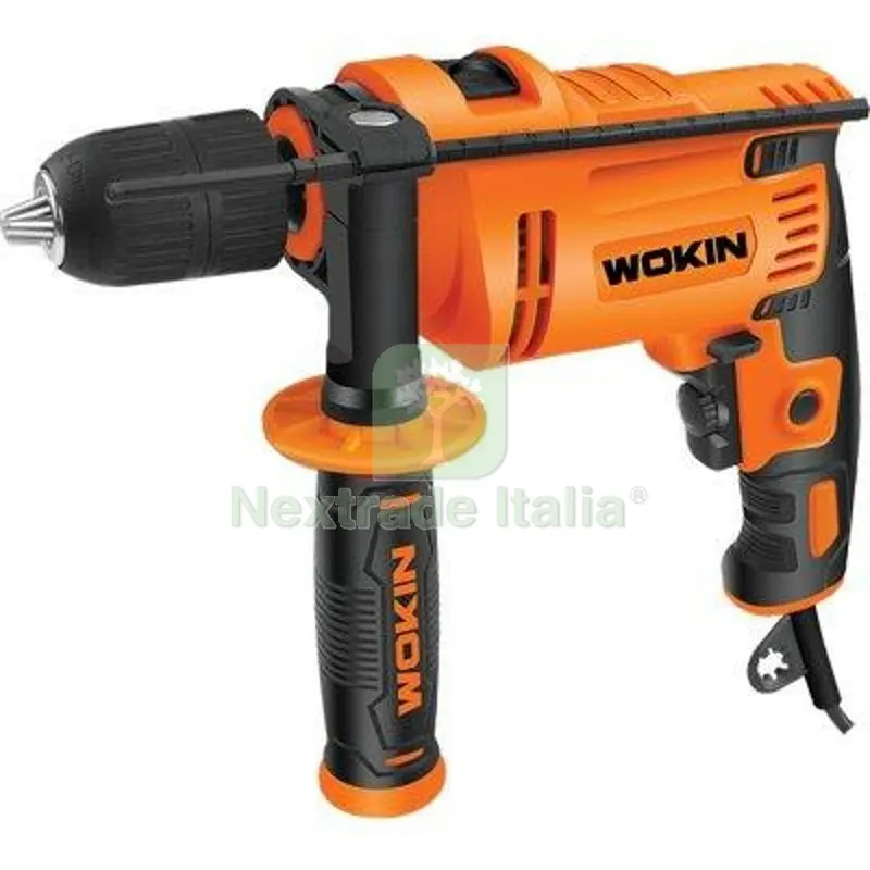 Trapano a Percussione 784275 Wokin Volt 230 Watt 750 Autoserrante MM 13 W 750 — Trapani e avvitatori — rif. FERX.VIR7006136 Trapano a Percussione 784275 Wokin Volt 230 Watt 750 Autoserrante MM 13 W 750 — Trapani e avvitatori — rif. FERX.VIR7006136