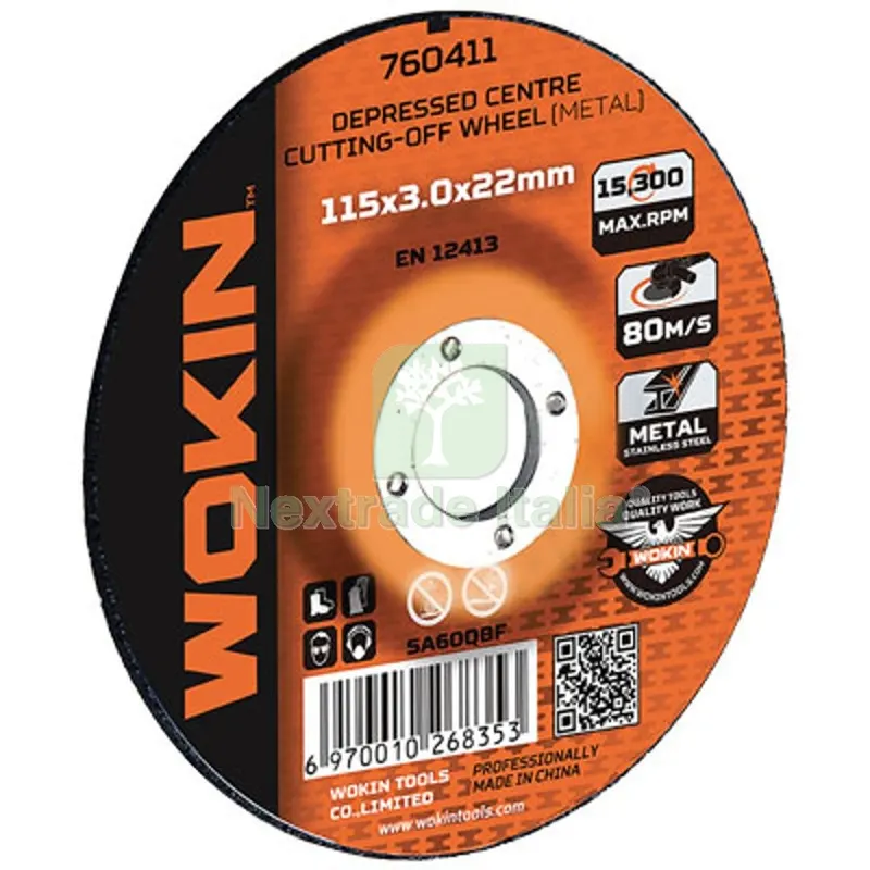 25PZ DISCO ABRASIVO TAGLIO FERRO 760 WOKIN MM 230X22,2 H.MM 3 760423 S MM 3,0 Ø Mm 230x22.2 — Punte, frese e dischi — rif. FERX.VIR7006783 25PZ DISCO ABRASIVO TAGLIO FERRO 760 WOKIN MM 230X22,2 H.MM 3 760423 S MM 3,0 Ø Mm 230x22.2 — Punte, frese e dischi — rif. FERX.VIR7006783