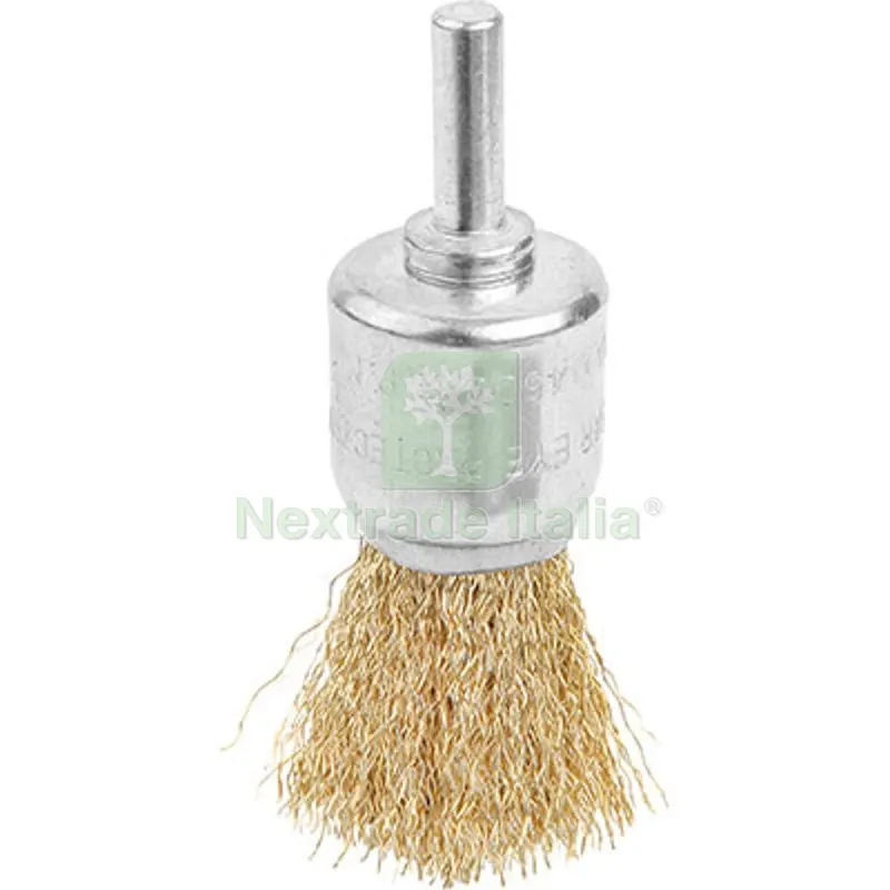 10PZ SPAZZOLA ACCIAIO A PENNELLO + GAMBO 771201 WOKIN MM 25 G.MM 6 — Pennelli e rulli — rif. FERX.VIR7006796