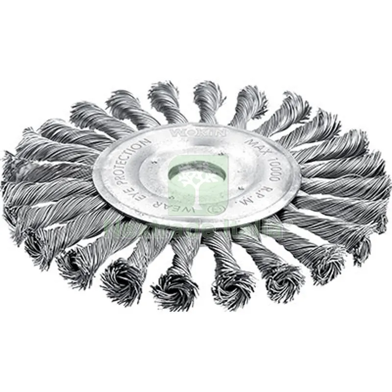 4PZ Spazzola Acciaio Ritorto + Foro 7706 Wokin MM 125 F.MM 22,2 770605 Ø Mm 125x22,2 — Marchi utensili elettrici — rif. FERX.VIR7006855