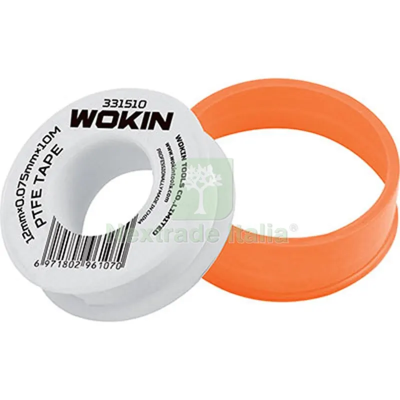 30PZ NASTRO TEFLON X FILETTI 331510 WOKIN PTFE MM 12 MT 10 — Guarnizioni e tenute — rif. FERX.VIR7007501