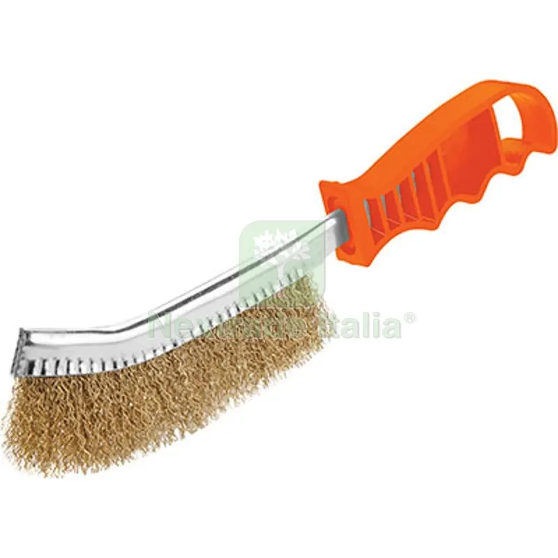 12PZ Spazzola Spid Acciaio Ottonato 323010 Wokin M.SINTETICO CM 25 — Marchi utensili elettrici — rif. FERX.VIR7007940