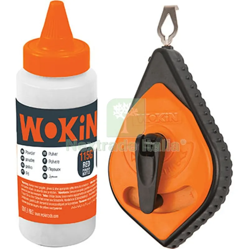 3PZ Tracciatore Fast Rewind 358701 Wokin Polvere Rossa GR 115 MT 30 — Marchi utensili elettrici — rif. FERX.VIR7009410 3PZ Tracciatore Fast Rewind 358701 Wokin Polvere Rossa GR 115 MT 30 — Marchi utensili elettrici — rif. FERX.VIR7009410