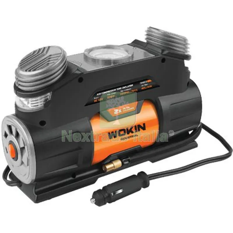 Compressore AC Auto 734020 Wokin Volt 12 Watt 200 BAR 6,89 — Trapani e avvitatori — rif. FERX.VIR7010355 Compressore AC Auto 734020 Wokin Volt 12 Watt 200 BAR 6,89 — Trapani e avvitatori — rif. FERX.VIR7010355