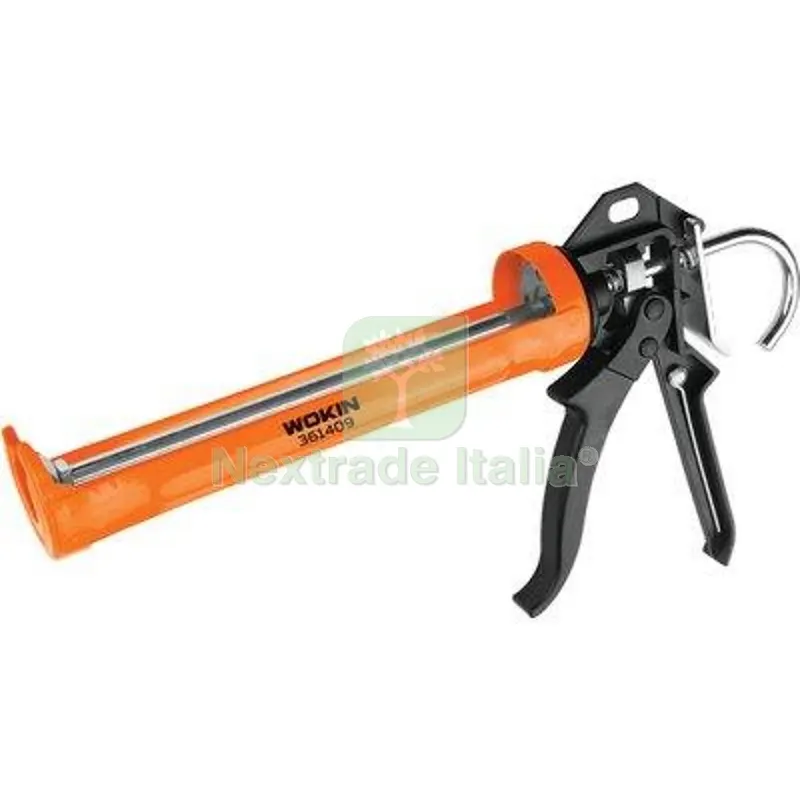 2PZ SPRUZZATORE X SILICONE 361409 WOKIN ALLUMINIO/ACCIAIO VERNICIATO — Spatole e attrezzi per stesura — rif. FERX.VIR7012360 2PZ SPRUZZATORE X SILICONE 361409 WOKIN ALLUMINIO/ACCIAIO VERNICIATO — Spatole e attrezzi per stesura — rif. FERX.VIR7012360