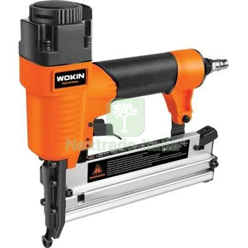 Chiodatrice Pneumatica 814002 Wokin x Chiodo Testa 18GA 10/50 + Punto 18GA 13/40 — Chiodi e graffe — rif. FERX.VIR7016150 Chiodatrice Pneumatica 814002 Wokin x Chiodo Testa 18GA 10/50 + Punto 18GA 13/40 — Chiodi e graffe — rif. FERX.VIR7016150