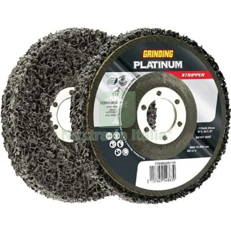 5PZ DISCO STRIPPER MULTIMATERIALE PLATINUM GRINDING MM 115X22,2 — Punte, frese e dischi — rif. FERX.VIR7131502 5PZ DISCO STRIPPER MULTIMATERIALE PLATINUM GRINDING MM 115X22,2 — Punte, frese e dischi — rif. FERX.VIR7131502