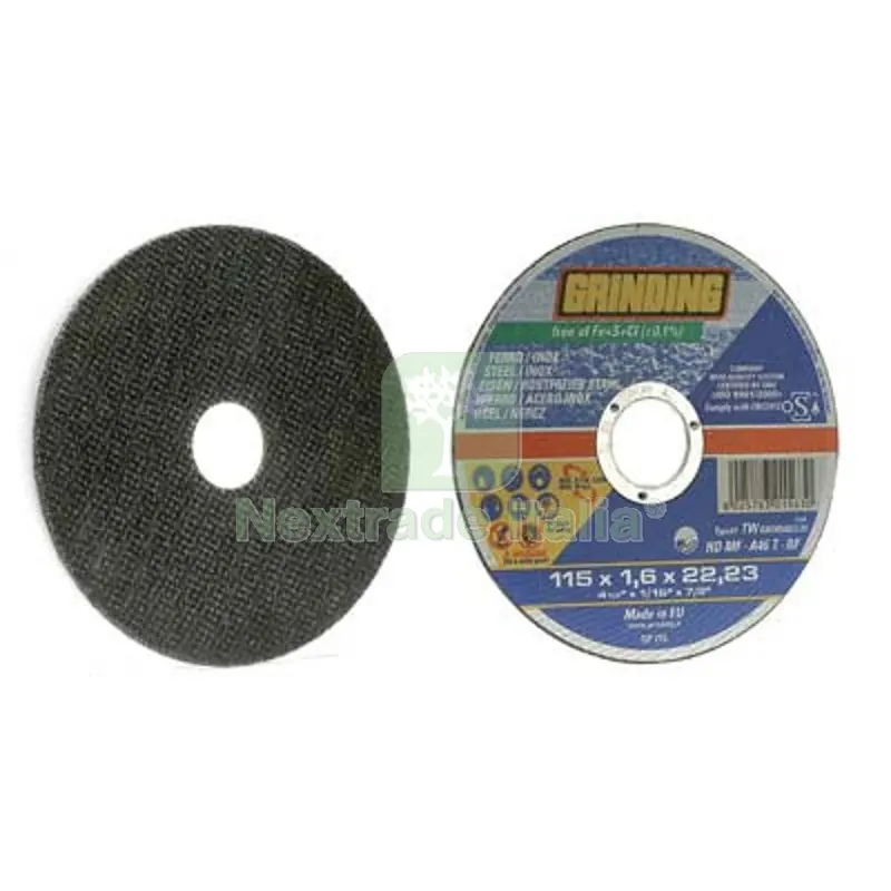 50PZ Disco Abrasivo Taglio Ferro Grinding MM 115X22,2 H.MM 1,6 S MM 1,0 — Punte, frese e dischi — rif. FERX.VIR7132528